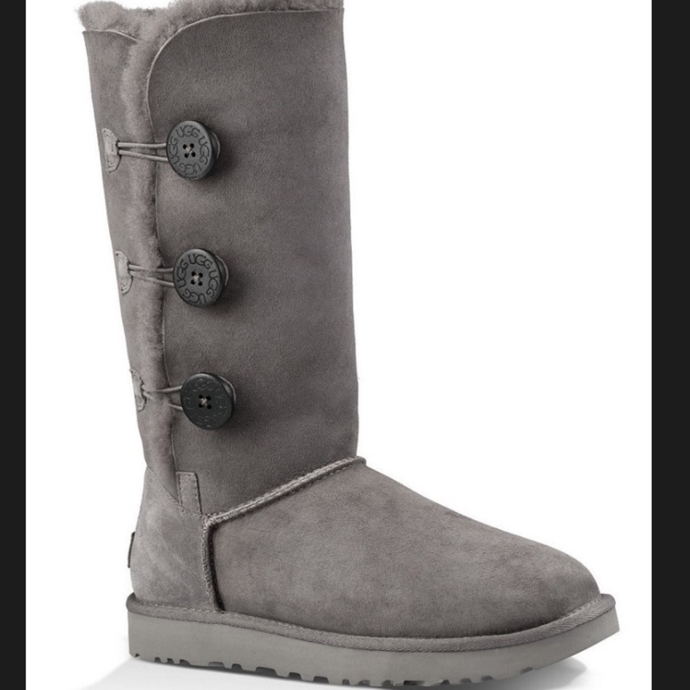 UGG Bailey Suede Button Boots